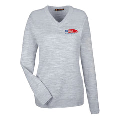 PROWALL - Harriton Women's Pilbloc V-Neck Sweater - M420W