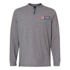 Adidas Men's Henley Long Sleeve T-Shirt - A597