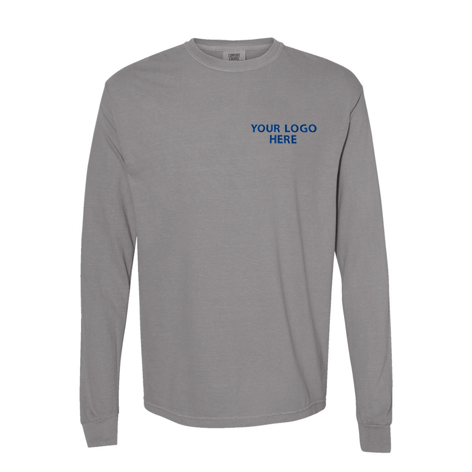 Comfort Colors - Garment-Dyed Heavyweight Long Sleeve T-Shirt - Front