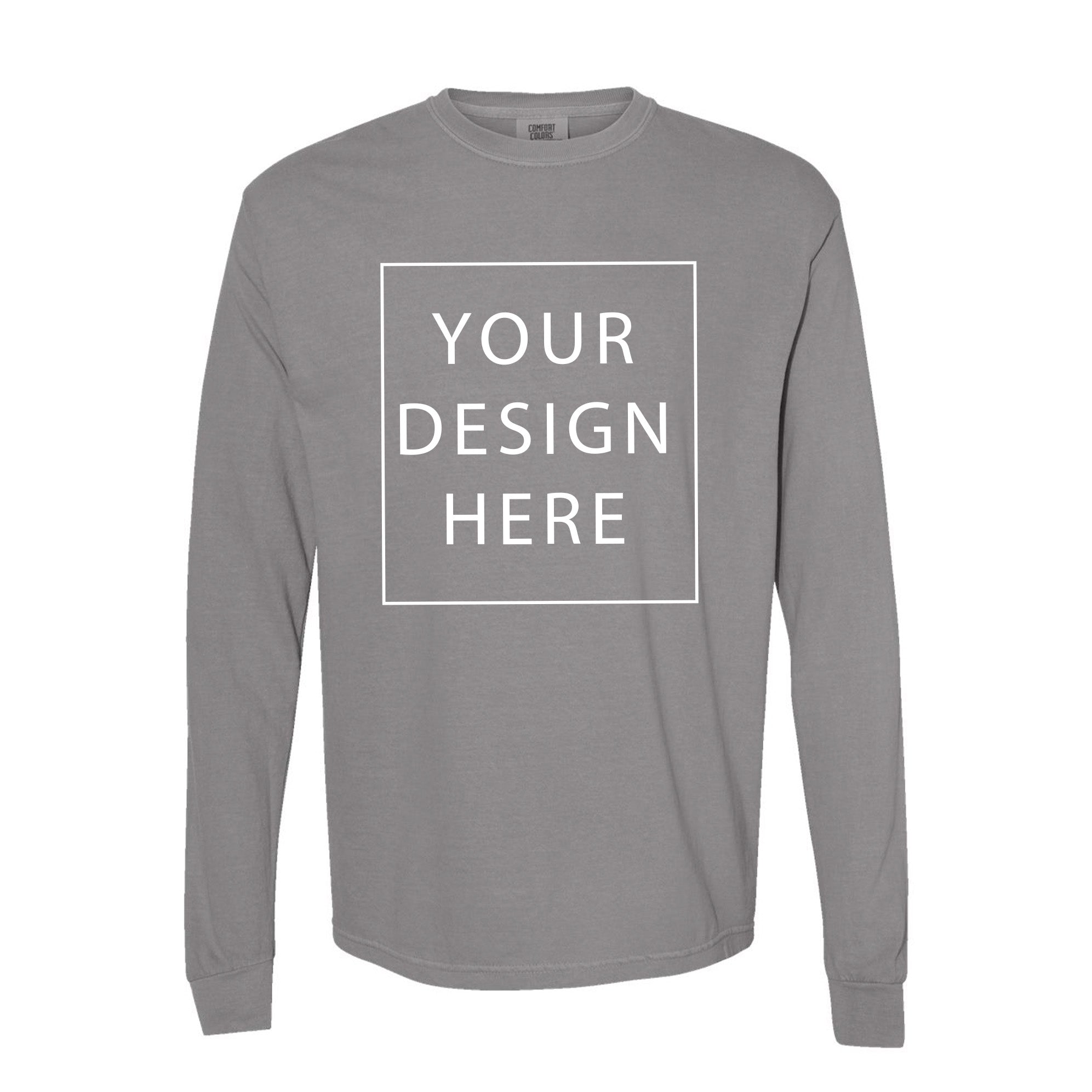 Comfort Colors - Garment-Dyed Heavyweight Long Sleeve T-Shirt - Front