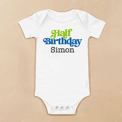 Half Birthday Baby Bodysuit