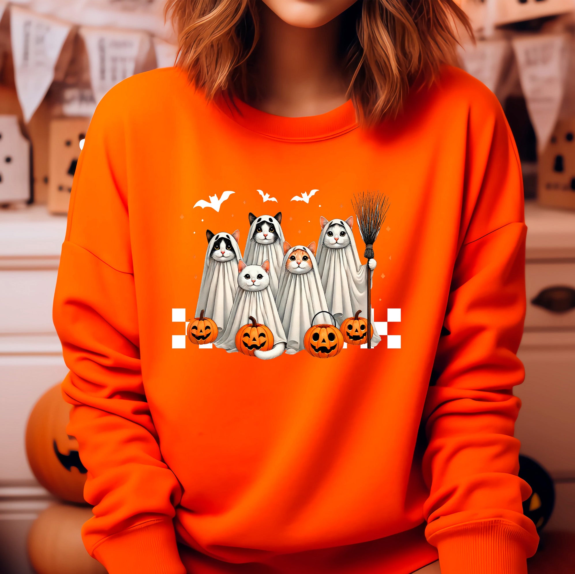 Halloween Cats Sweatshirt