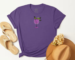 Embroidered Witch Drink T-shirt