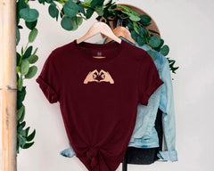 Embroidered Hands Creating Love T-shirt