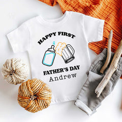 Happy First Father's Day Baby Bodysuit