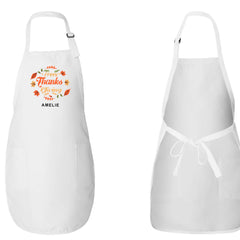 Embroidered Happy Thanksgiving Apron