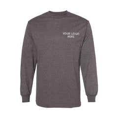 American Apparel - Heavyweight Cotton Long Sleeve Tee - Front