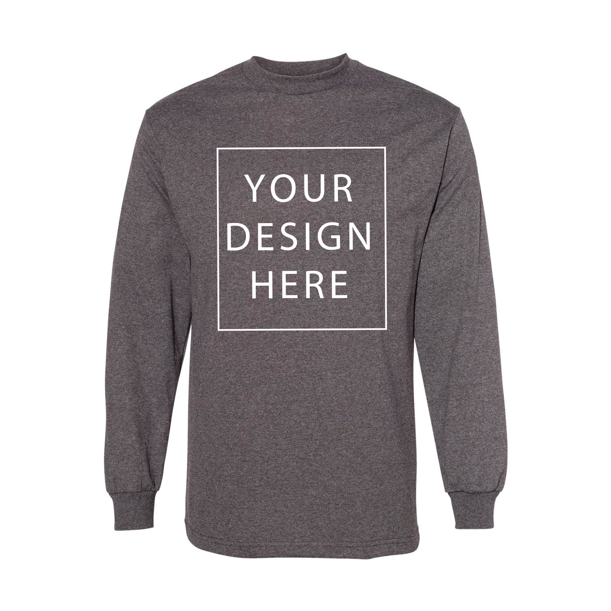 American Apparel - Heavyweight Cotton Long Sleeve Tee - Front