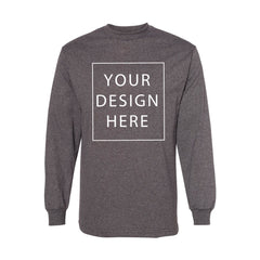 American Apparel - Heavyweight Cotton Long Sleeve Tee - Front