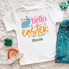 Hello Easter Baby Bodysuit