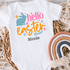 Hello Easter Baby Bodysuit