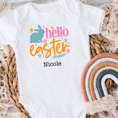 Hello Easter Baby Bodysuit