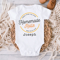 Homemade Rolls Baby Bodysuit