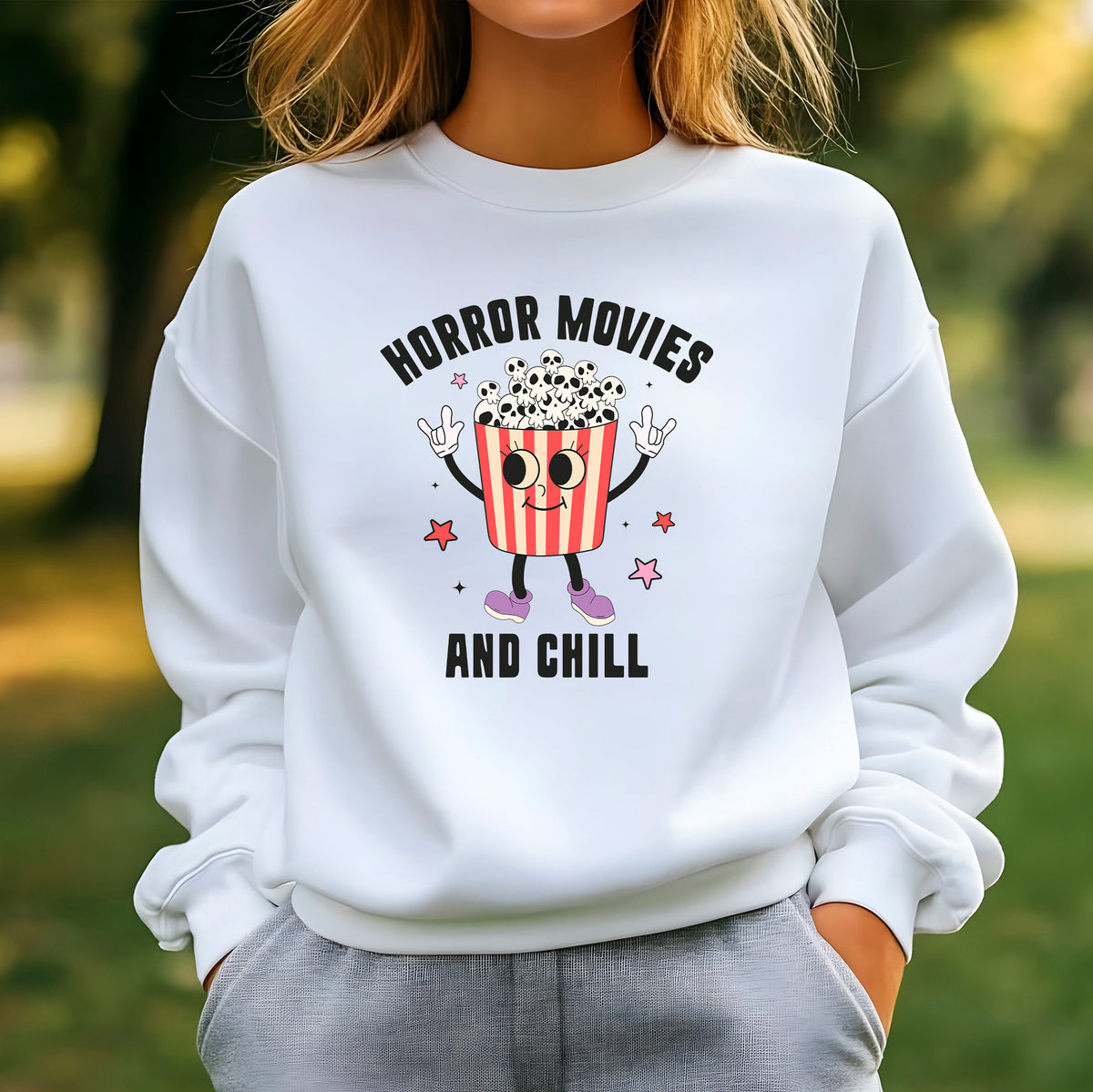 Horror Movies And Chill Sweatshirt