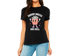 Horror Movies And Chill T-shirt