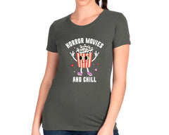 Horror Movies And Chill T-shirt