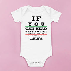 If You Can Read This Baby Bodysuit