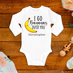 I Go Bananas Over You Baby Bodysuit