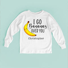 I Go Bananas Over You Baby Bodysuit