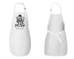 I Just Want To Drink Beer And Grill Things Apron