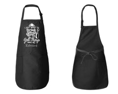 I Just Want To Drink Beer And Grill Things Apron