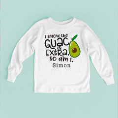 I Know The Guac Is Extra Baby Bodysuit