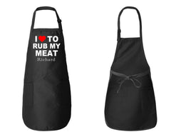 I Love To Rub My Meat Apron