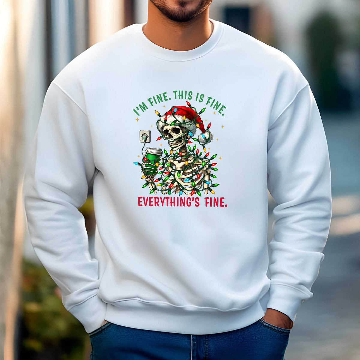 I'm Fine, This Is Fine, Everything Is Fine Sweatshirt