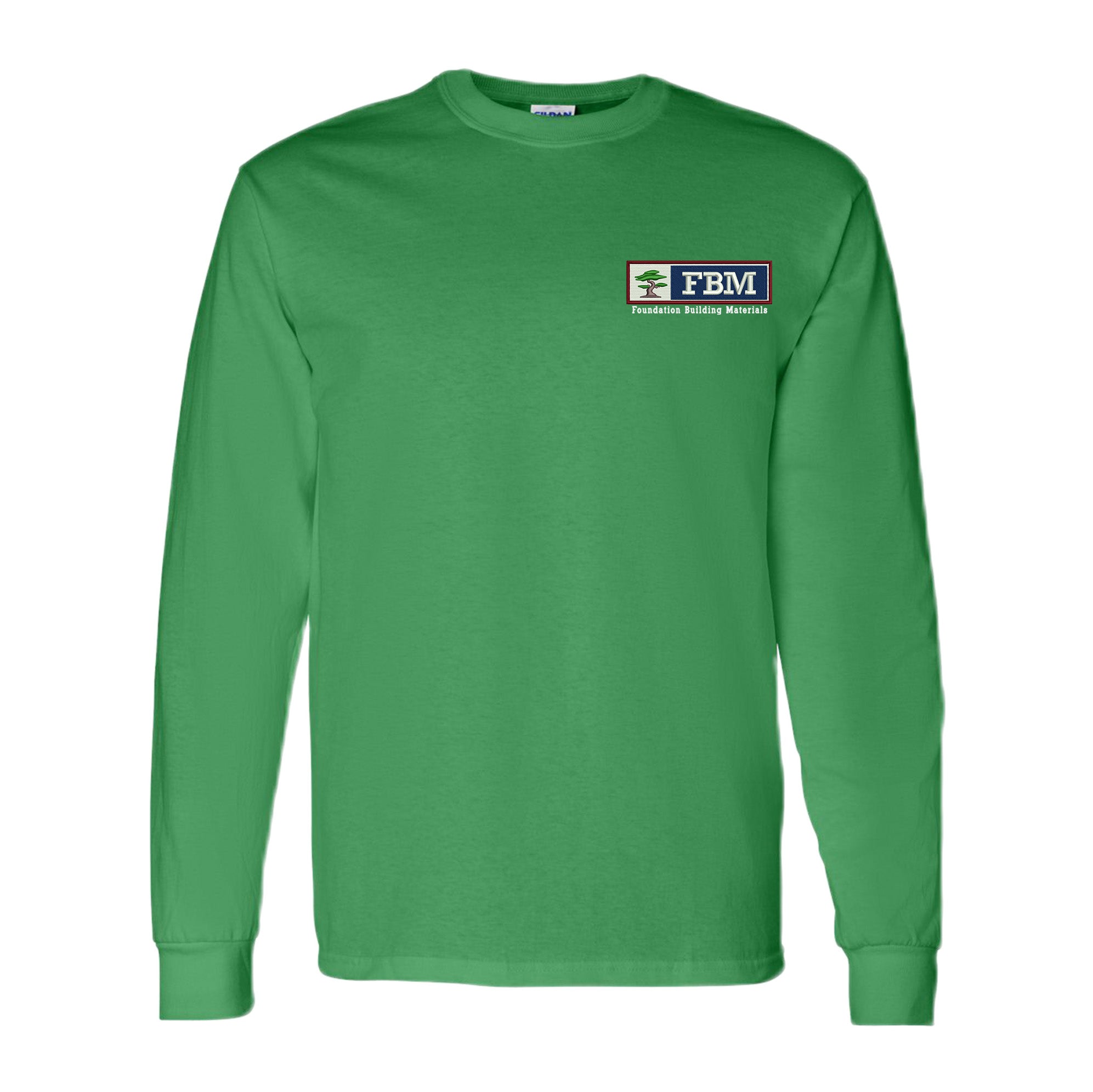 Gildan - Heavy Cotton™ Long Sleeve T-Shirt - (embroidery)