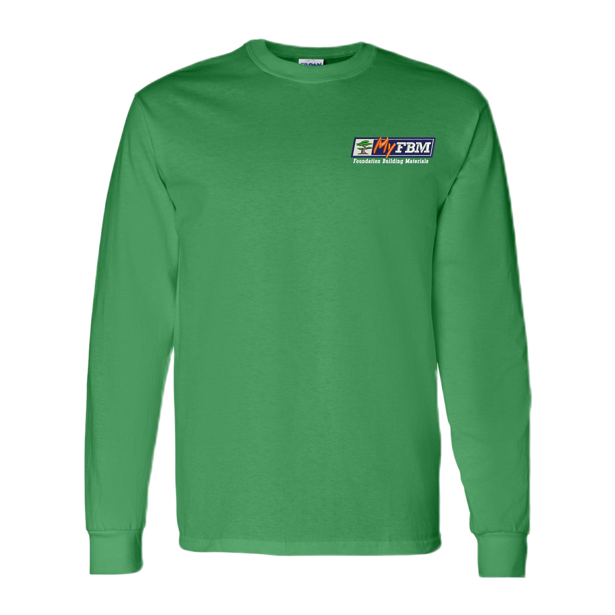 Gildan - Heavy Cotton™ Long Sleeve T-Shirt - (embroidery)