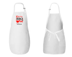 Embroidered It's BBQ Time Apron