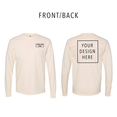 Comfort Colors - Garment-Dyed Heavyweight Long Sleeve T-Shirt - Front/Back