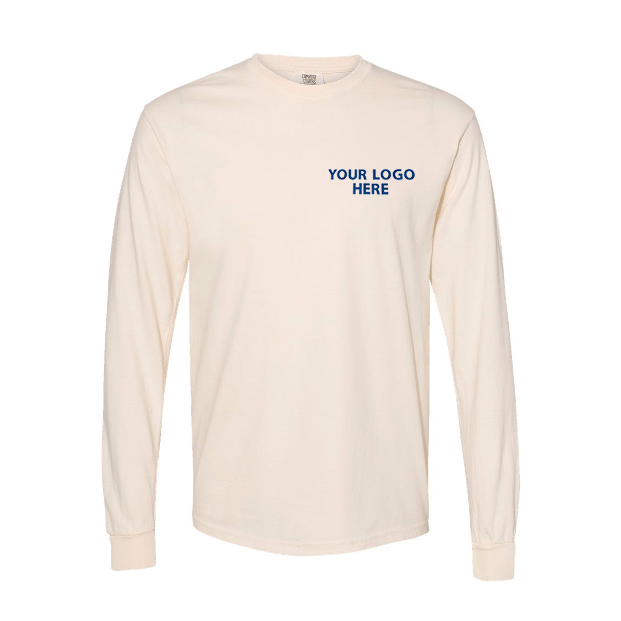 Comfort Colors - Garment-Dyed Heavyweight Long Sleeve T-Shirt - Front