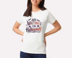 Just Waiting For Halloween T-shirt