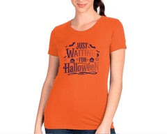 Just Waiting For Halloween T-shirt