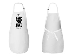 Keep Back 50 Feet Apron