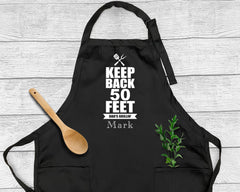 Keep Back 50 Feet Apron