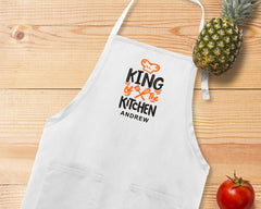 Embroidered King Of The Kitchen Apron