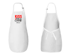 Embroidered Kiss The Cook Apron