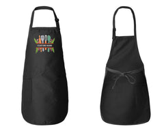 Embroidered Kitchen Split Frame Apron