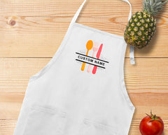 Embroidered Kitchen Utensils Apron