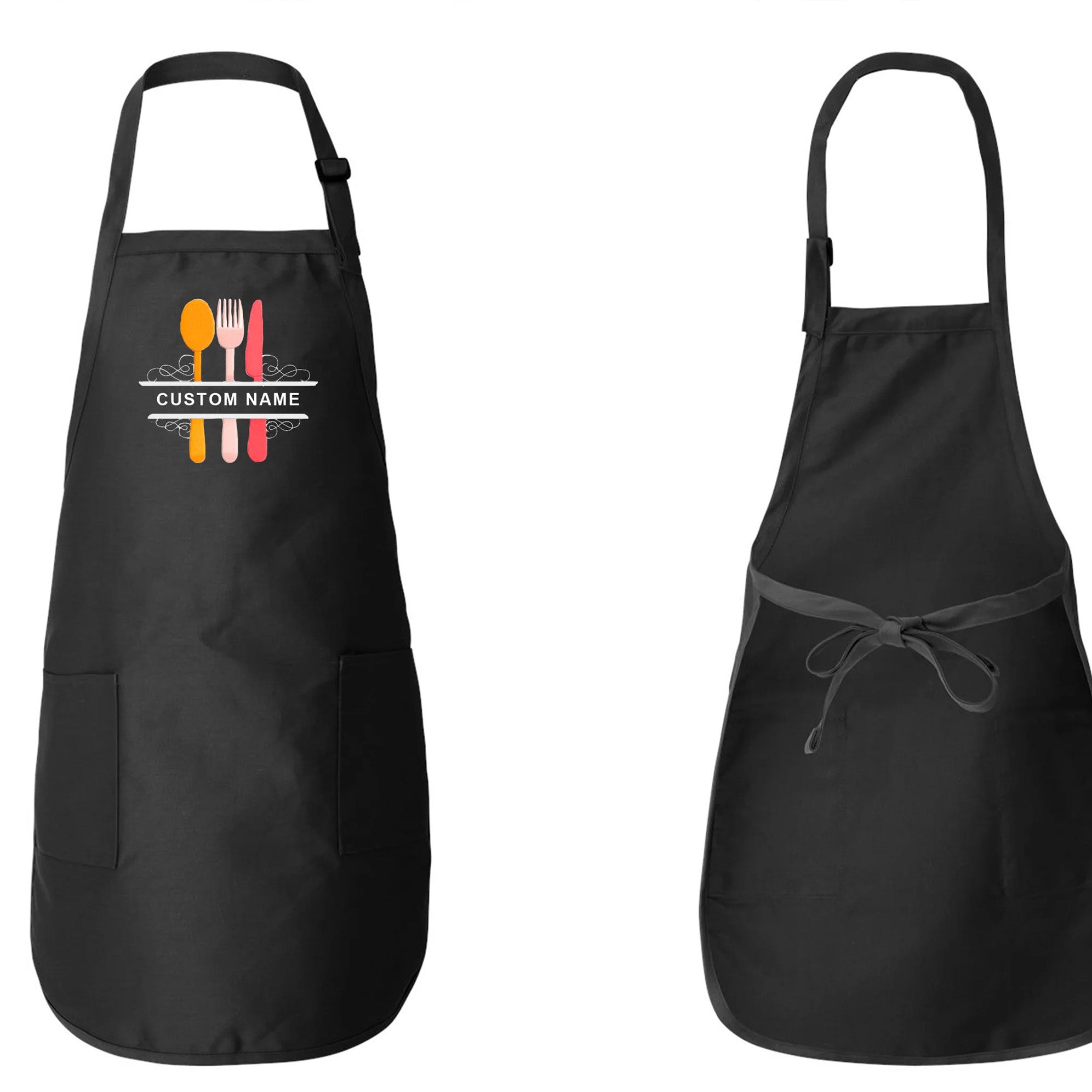 Embroidered Kitchen Utensils Apron