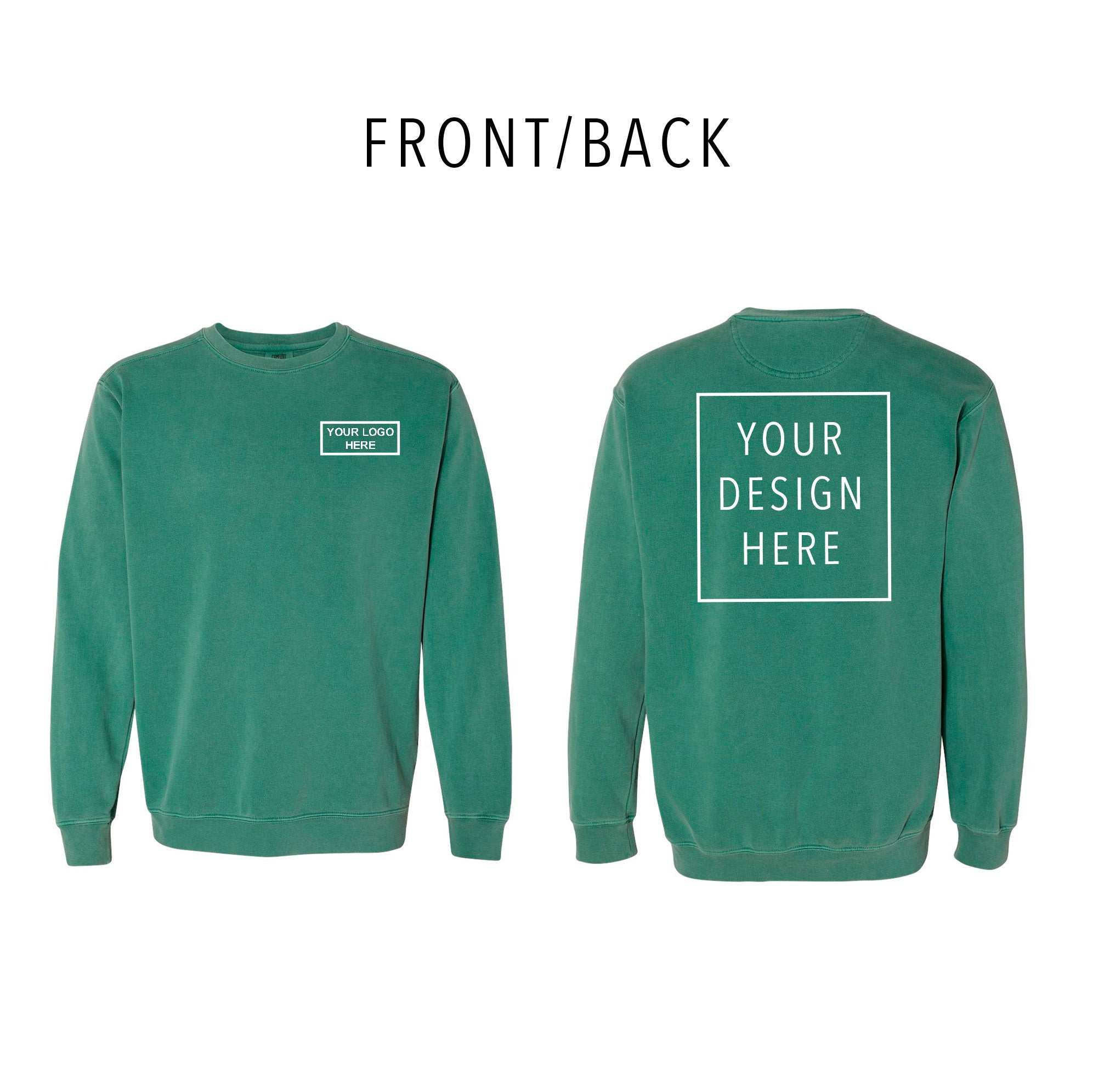 Comfort Colors - Garment-Dyed Sweatshirt - Front/Back