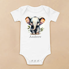 Little Elephant Baby Bodysuit