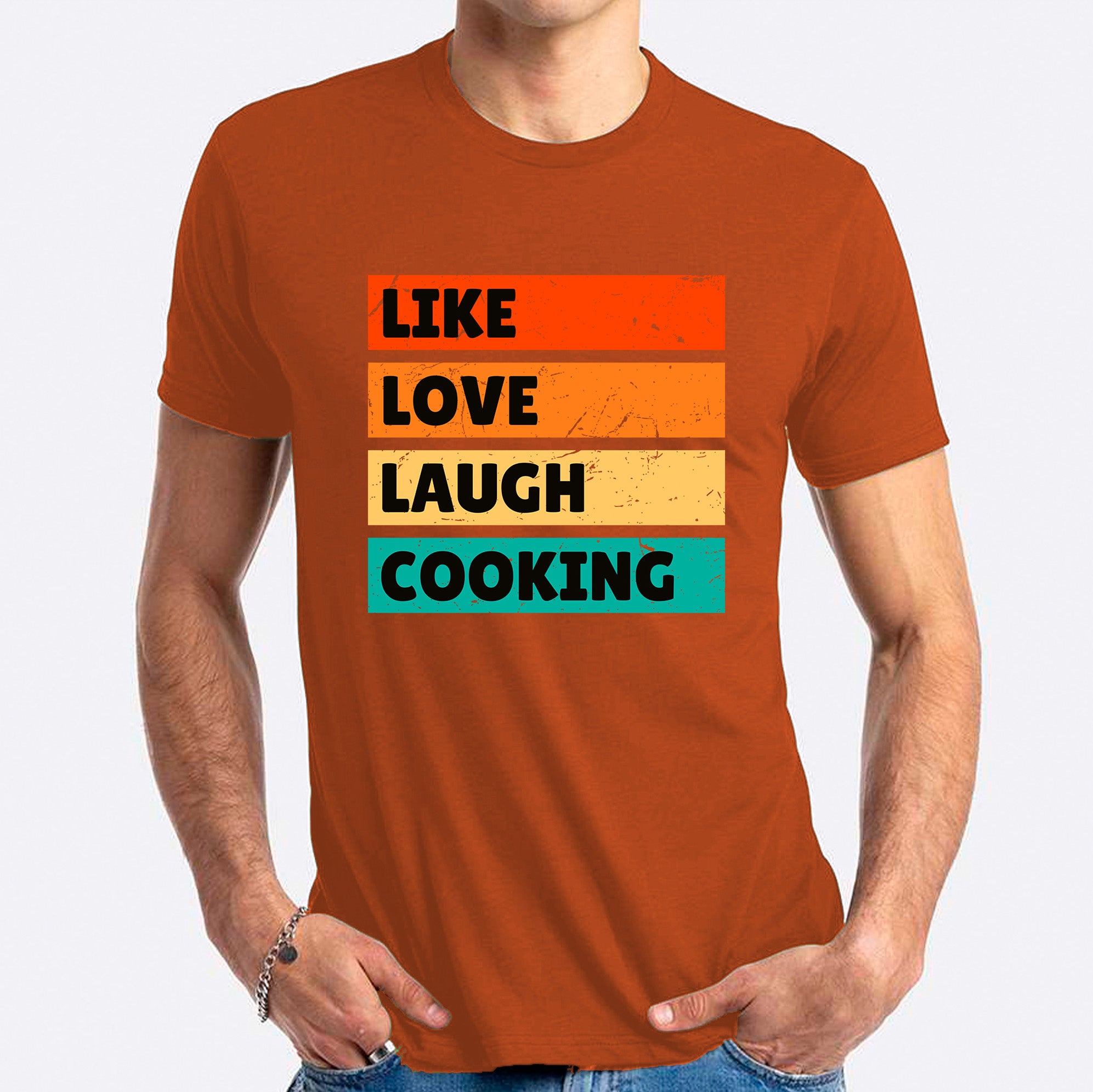 Like Love Laugh Cooking T-shirt