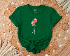 Embroidered Love T-shirt