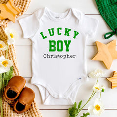 Lucky Boy Baby Bodysuit