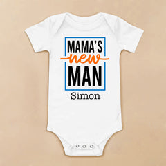 Mama's New Man Baby Bodysuit