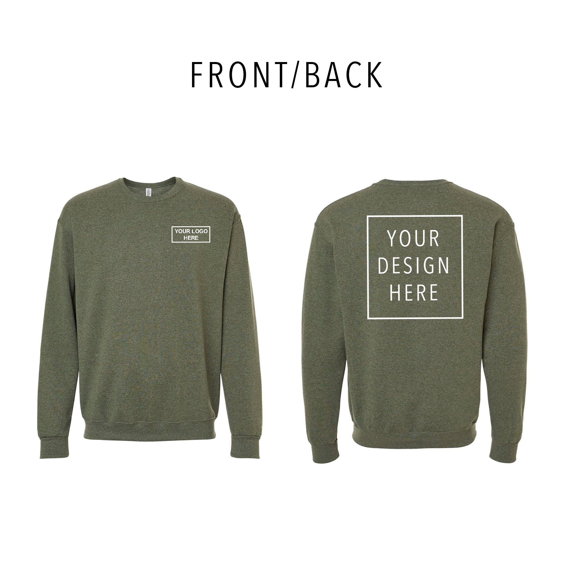 JERZEES - NuBlend® Crewneck Sweatshirt - Front/Back