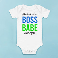 Mini Boss Babe Baby Bodysuit